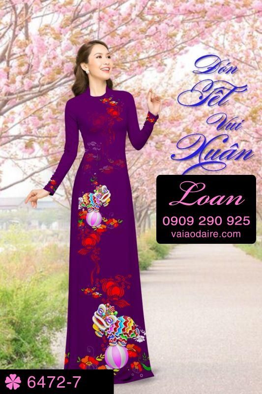 Vải áo dài tết 2018