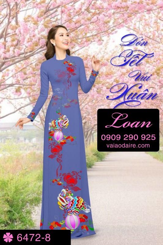 Vải áo dài tết 2018