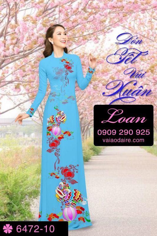 Vải áo dài tết 2018