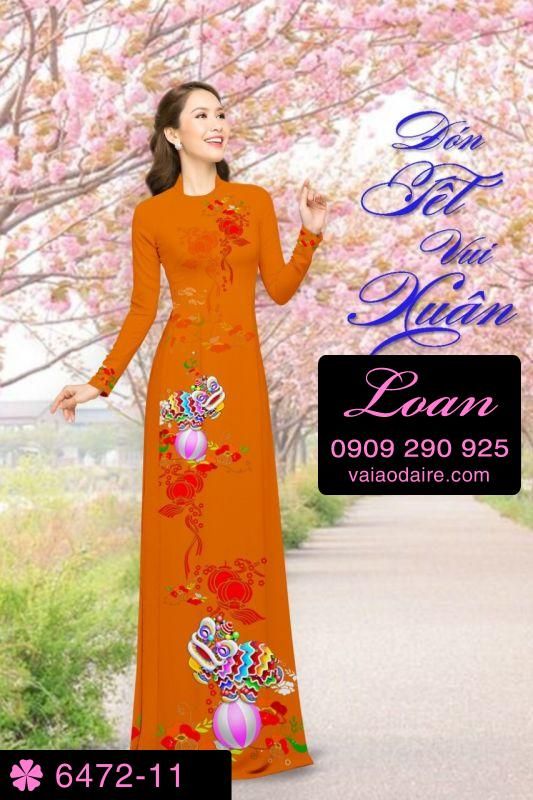 Vải áo dài tết 2018