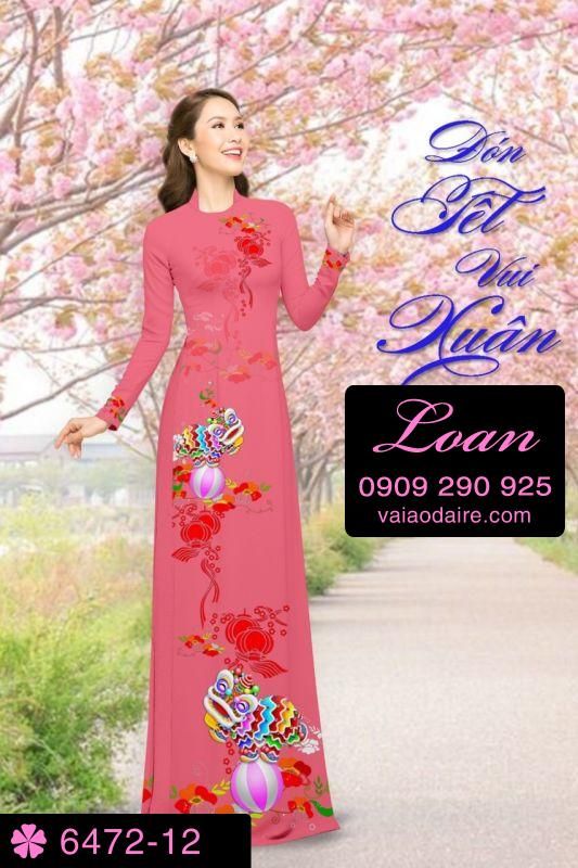 Vải áo dài tết 2018