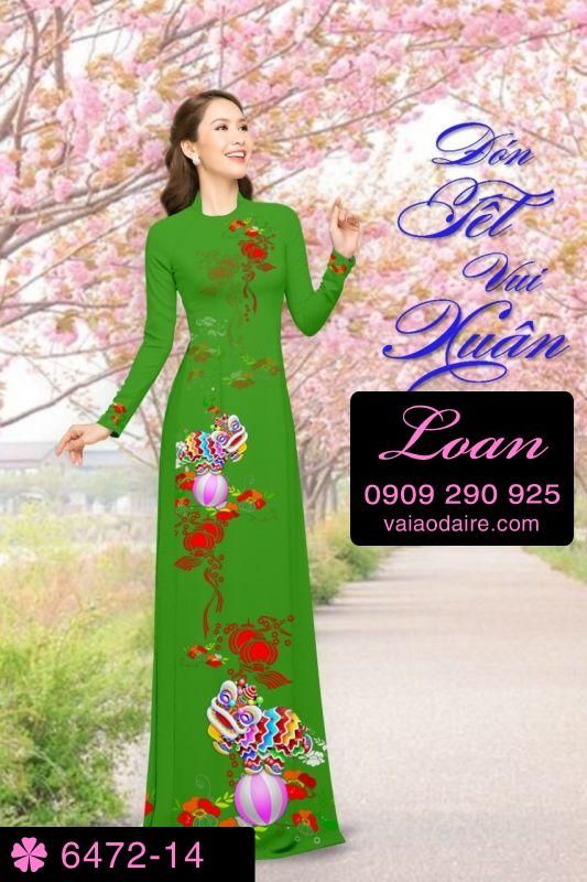 Vải áo dài tết 2018