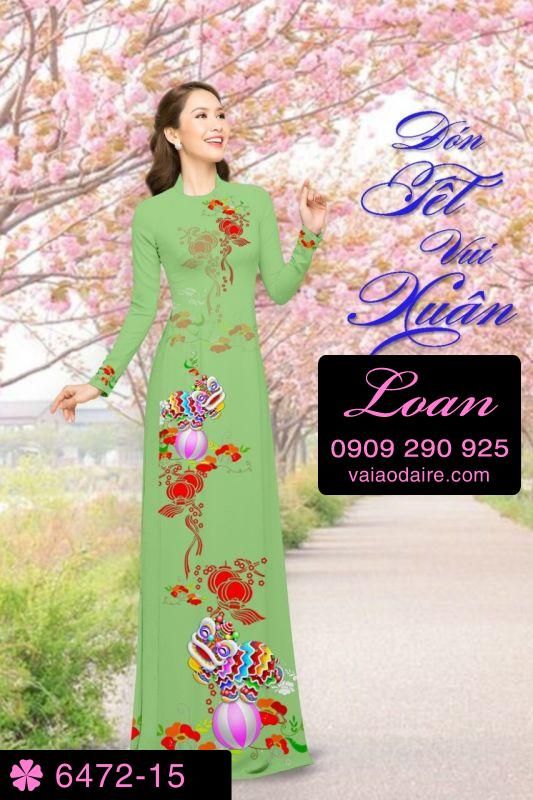 Vải áo dài tết 2018