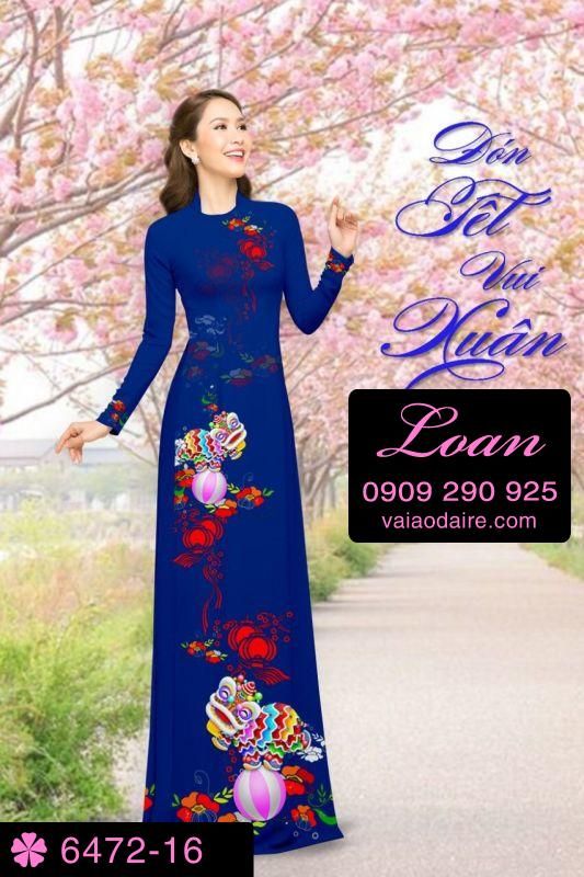 Vải áo dài tết 2018
