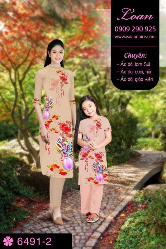 Vải áo dài cách tân Tết