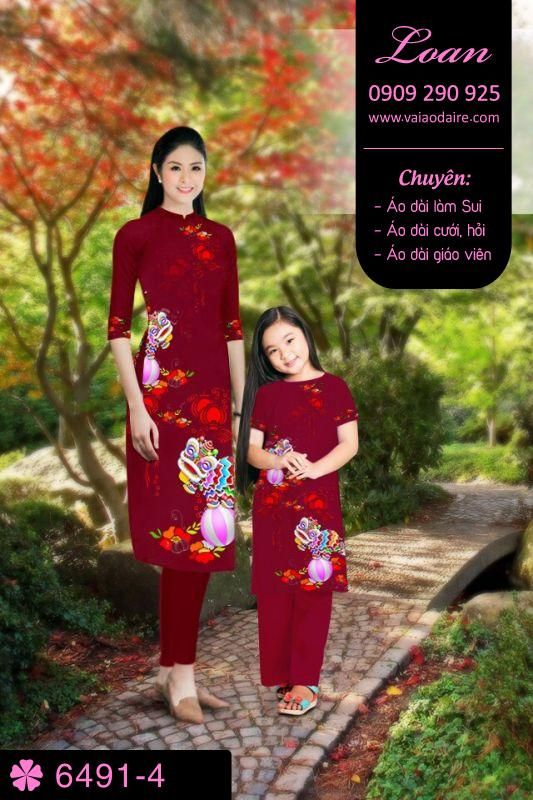 Vải áo dài cách tân Tết