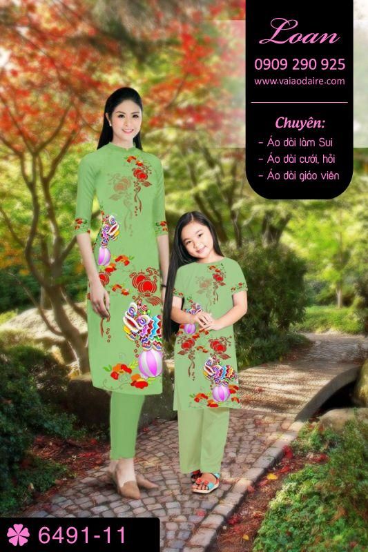 Vải áo dài cách tân Tết