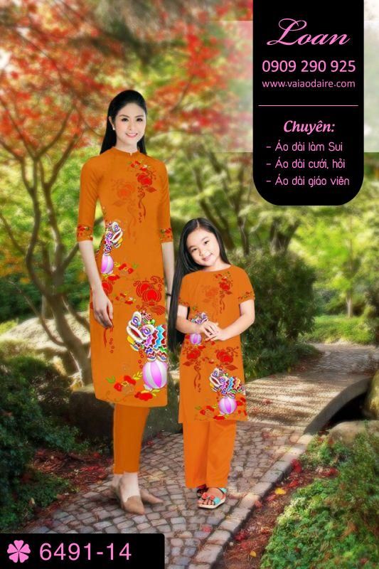 Vải áo dài cách tân Tết