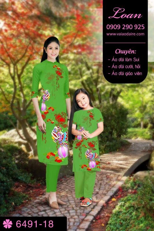 Vải áo dài cách tân Tết