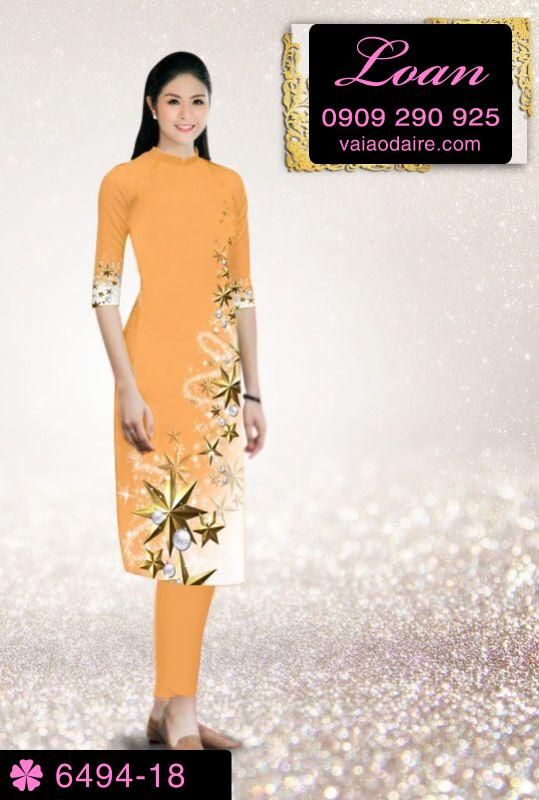 Vải áo dài cách tân Noel Vải áo dài cách tân Noel