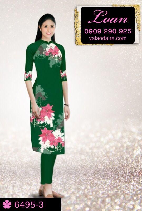 Vải áo dài cách tân Noel
