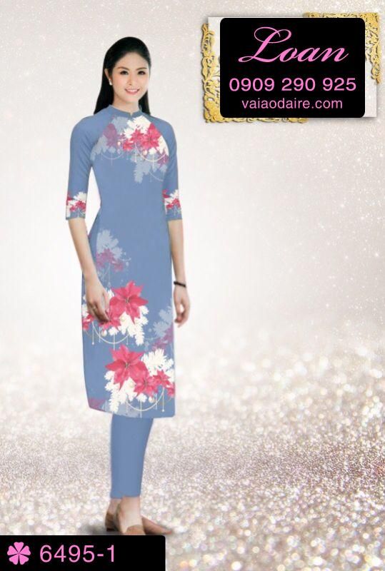 Vải áo dài cách tân Noel
