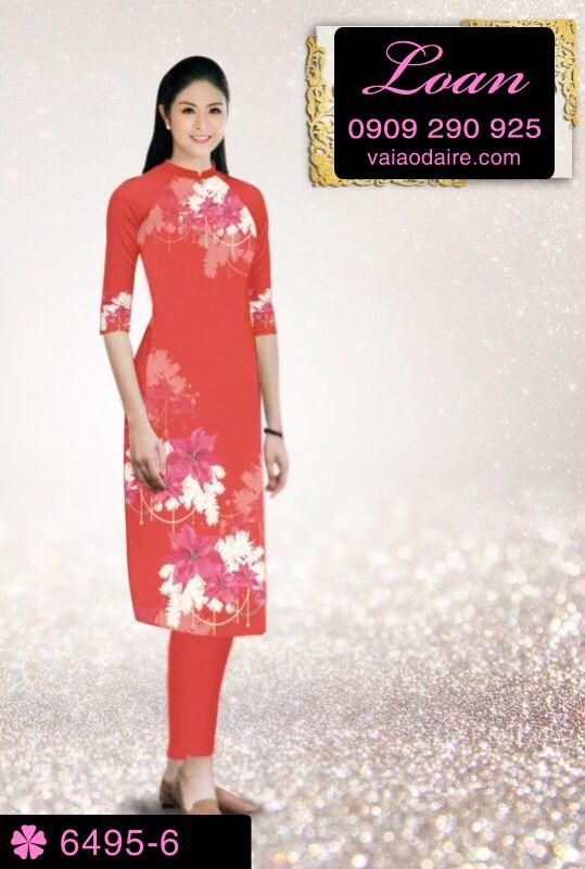 Vải áo dài cách tân Noel