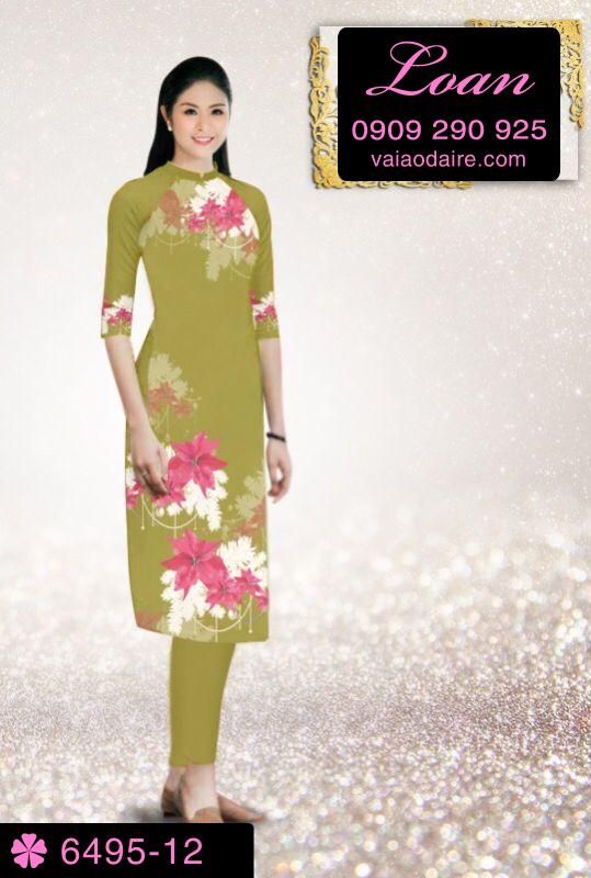 Vải áo dài cách tân Noel