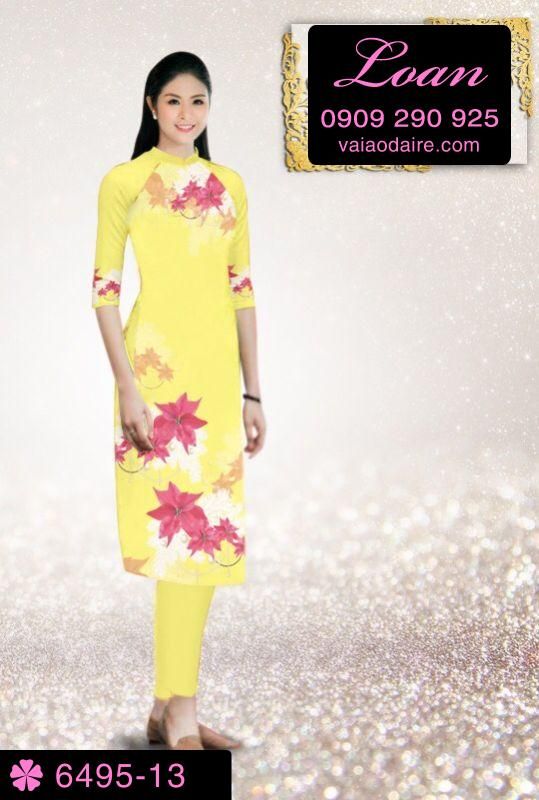 Vải áo dài cách tân Noel