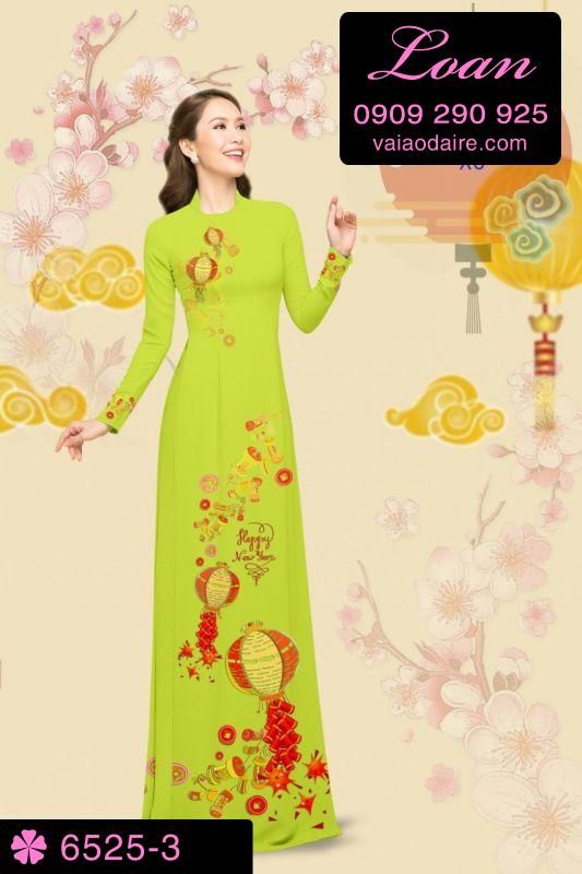 Vải áo dài tết 2019
