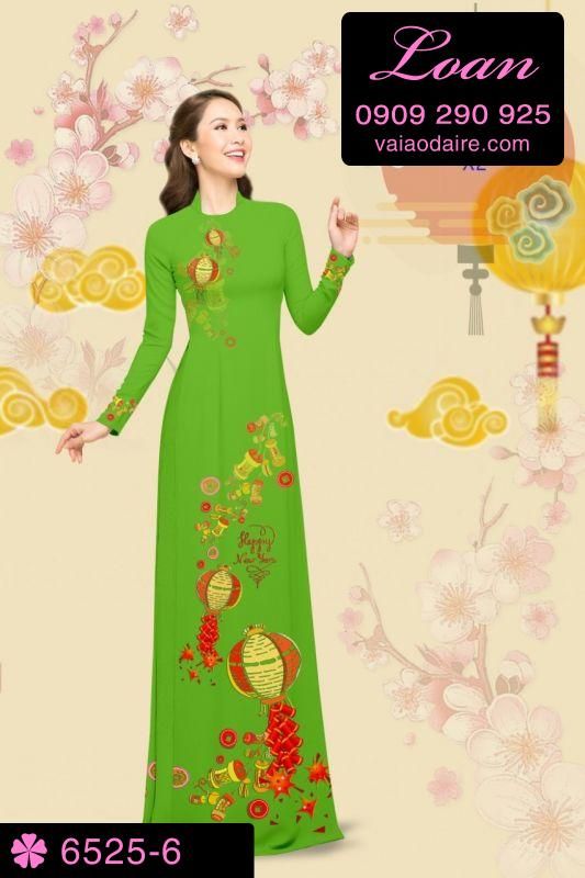 Vải áo dài tết 2019
