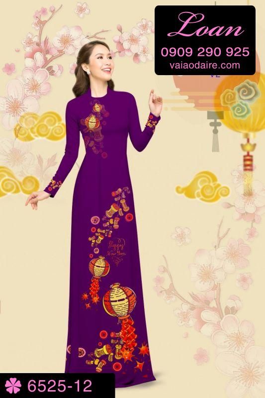 Vải áo dài tết 2019