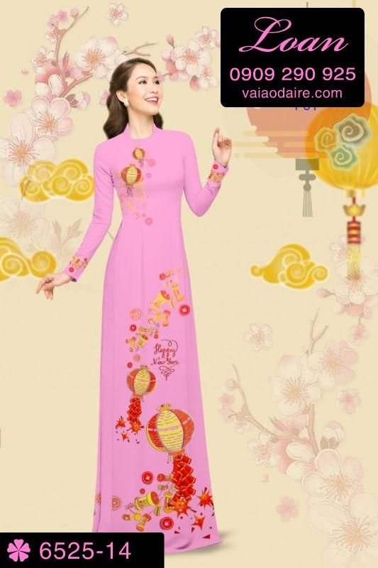 Vải áo dài tết 2019