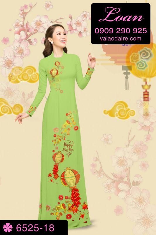 Vải áo dài tết 2019