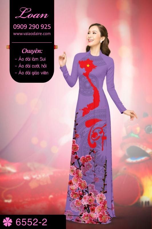 Vải áo dài tết 2019
