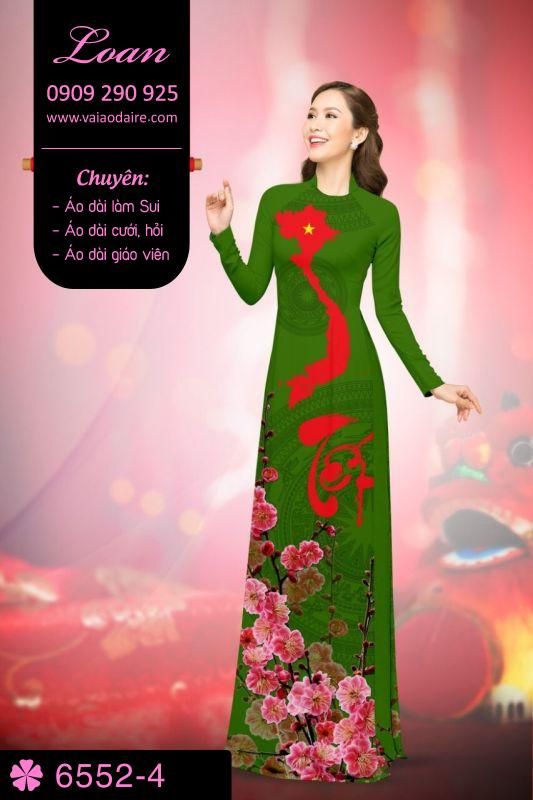 Vải áo dài tết 2019