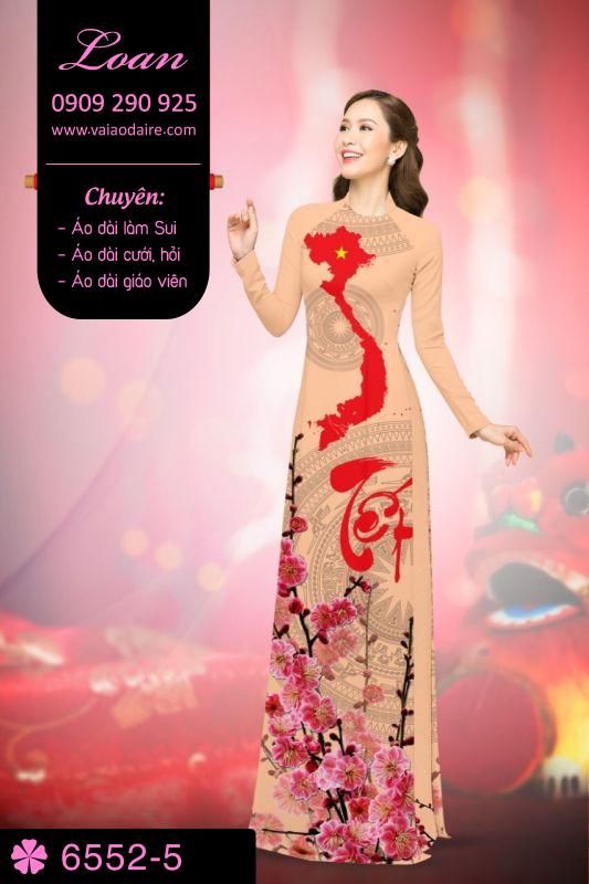Vải áo dài tết 2019