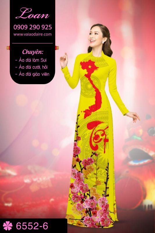 Vải áo dài tết 2019