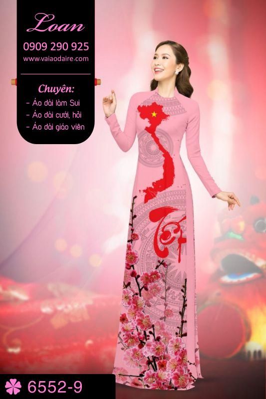 Vải áo dài tết 2019