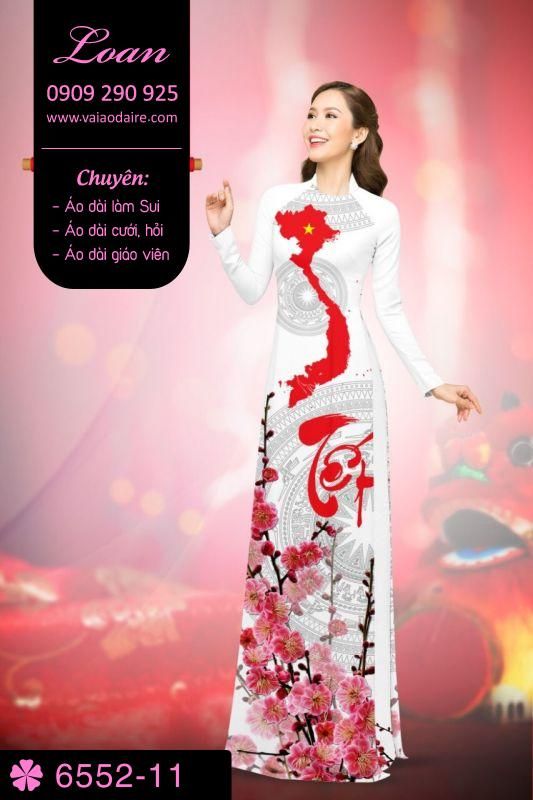 Vải áo dài tết 2019