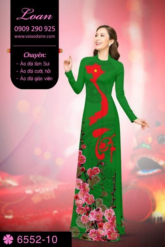 Vải áo dài tết 2019