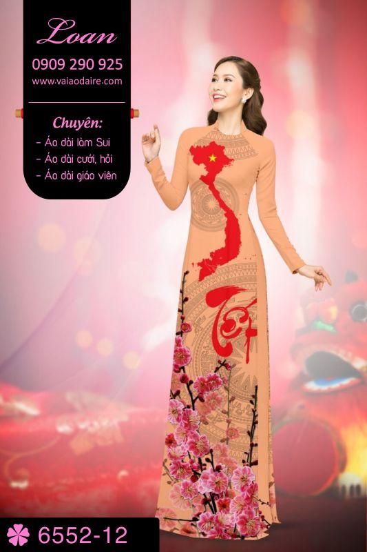 Vải áo dài tết 2019