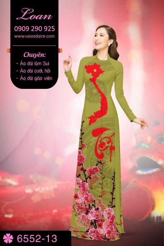 Vải áo dài tết 2019