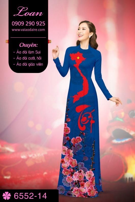 Vải áo dài tết 2019