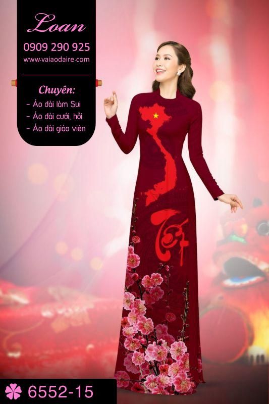 Vải áo dài tết 2019