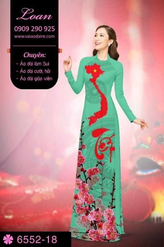 Vải áo dài tết 2019