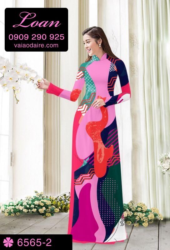 Vải áo dài lập thể