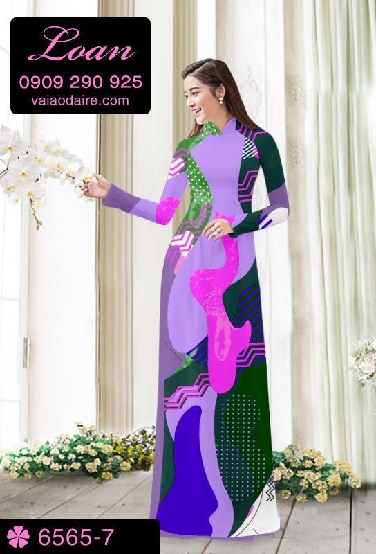 Vải áo dài lập thể