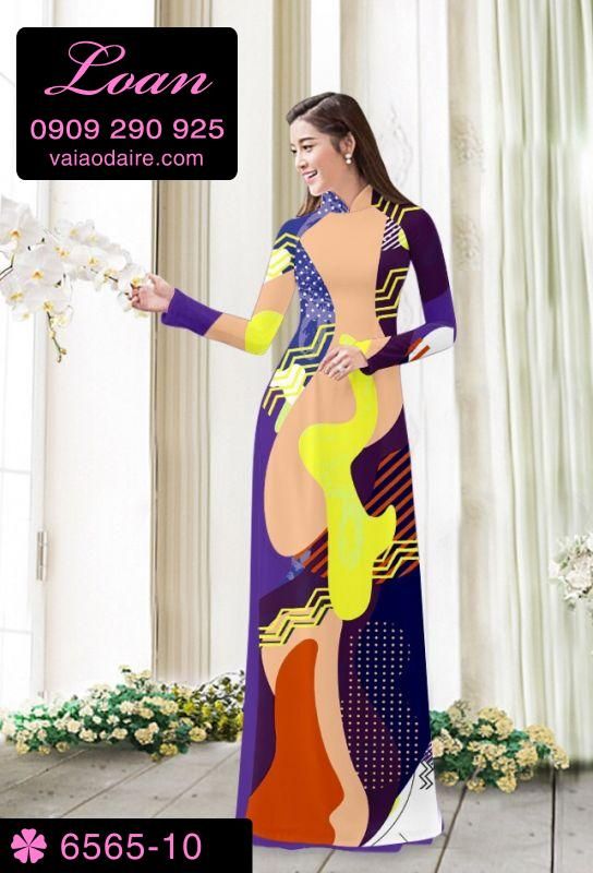 Vải áo dài lập thể