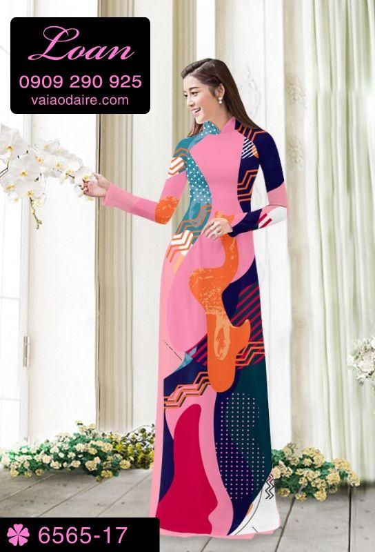 Vải áo dài lập thể