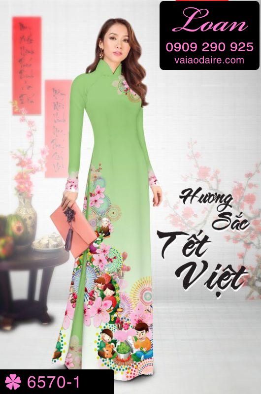 Vải áo dài tết 2019