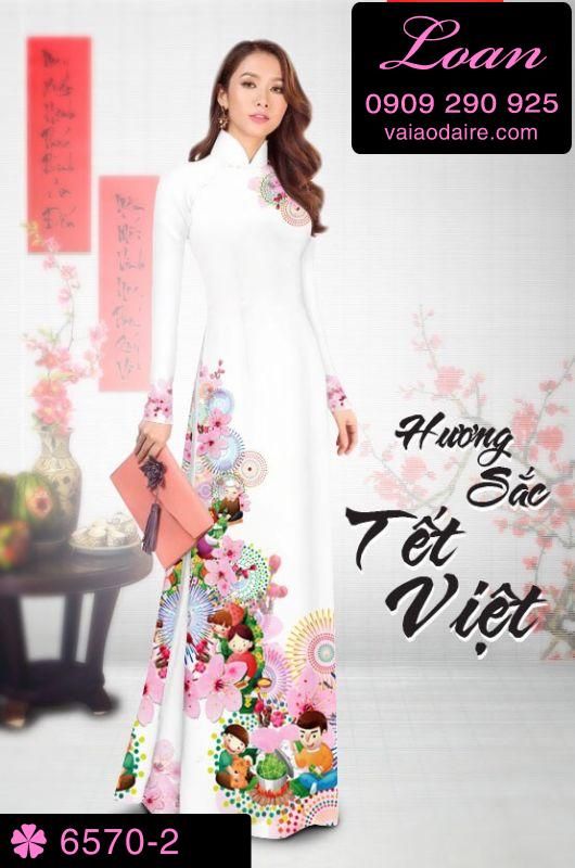 Vải áo dài tết 2019