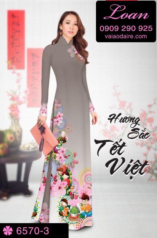 Vải áo dài tết 2019