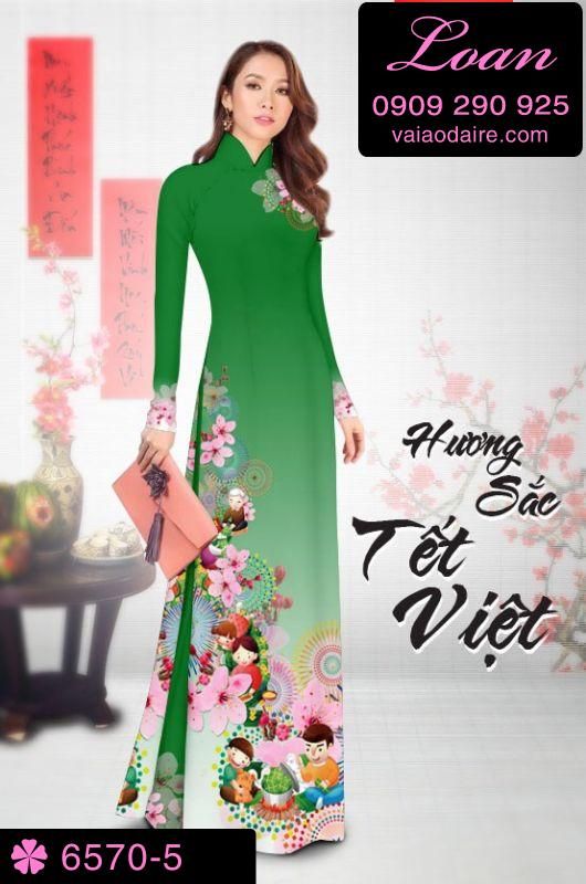 Vải áo dài tết 2019