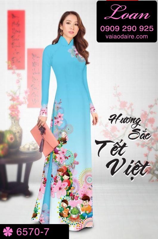Vải áo dài tết 2019