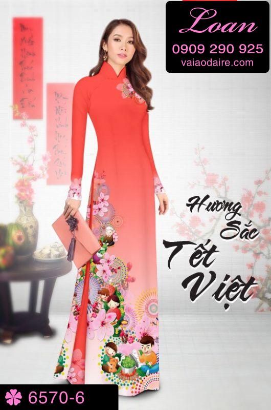 Vải áo dài tết 2019