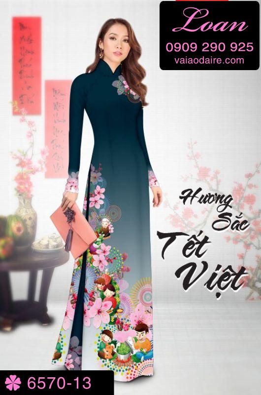 Vải áo dài tết 2019