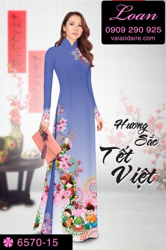Vải áo dài tết 2019