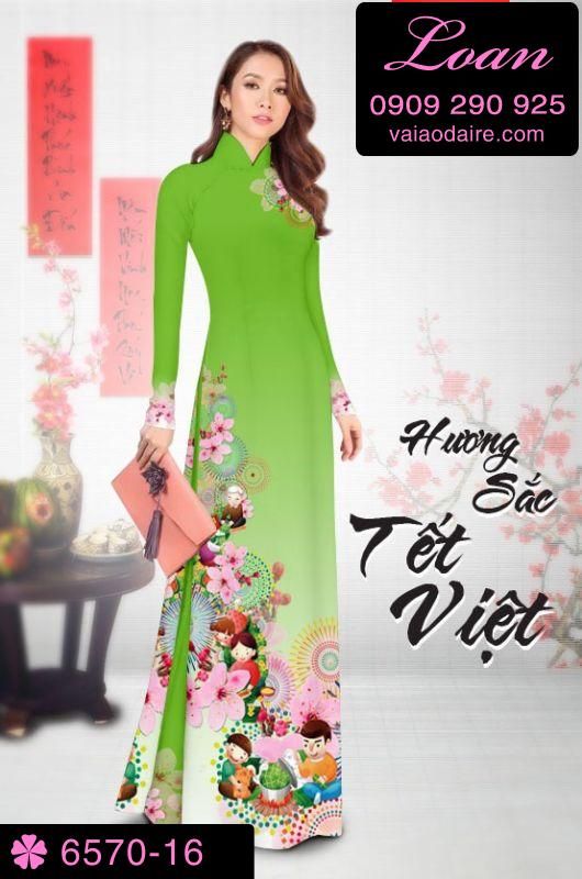Vải áo dài tết 2019
