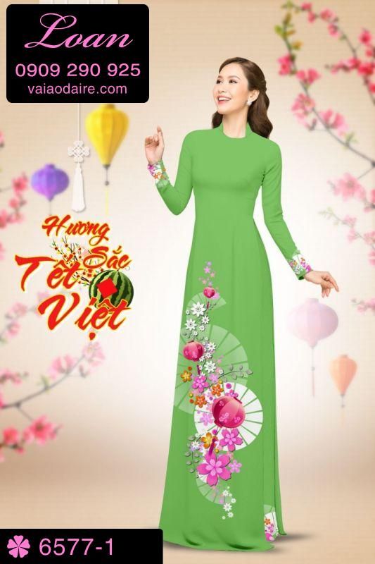 Vải áo dài tết 2019